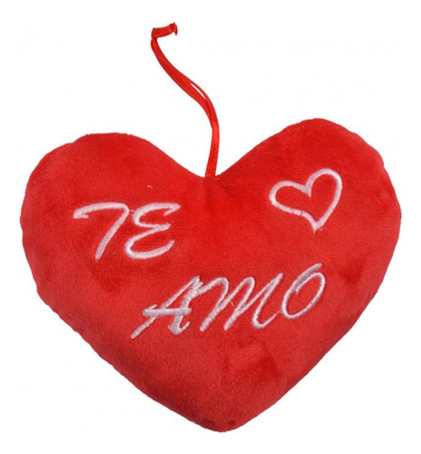 Corazón De Peluche Mediano 24x29 Cm Ideal San Valentín 