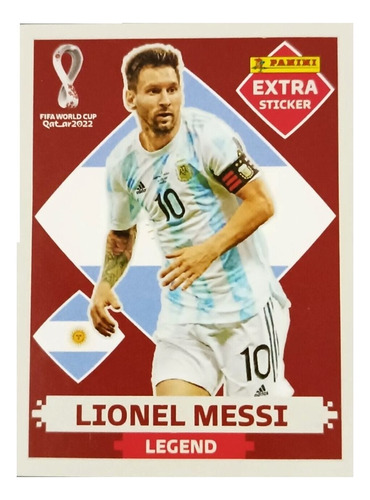 Figurita Panini Legend Messi Base Qatar 2022 Original 