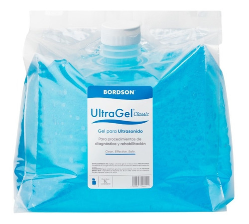 Gel Conductor Ultragel Classic Color Azul 5lt