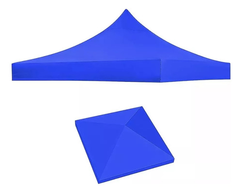 Toldo De Jardín Impermeable De Repuesto Azul De 3 X 3 M