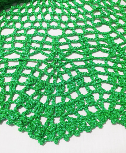 Top De Hilo Verde Antígona A Crochet