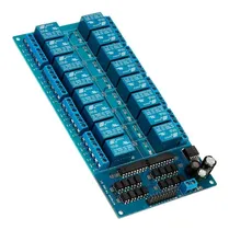 Comprar Modulo Relay Rele De 16 Canales 5v 10a Arduino Pic Avr