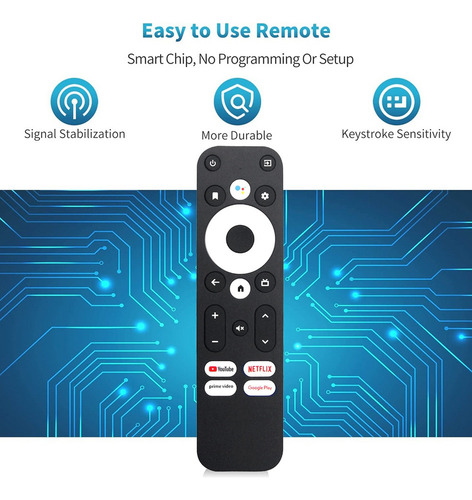 Reemplace El Control Remoto Por Voz Para /km2 Android Box Po