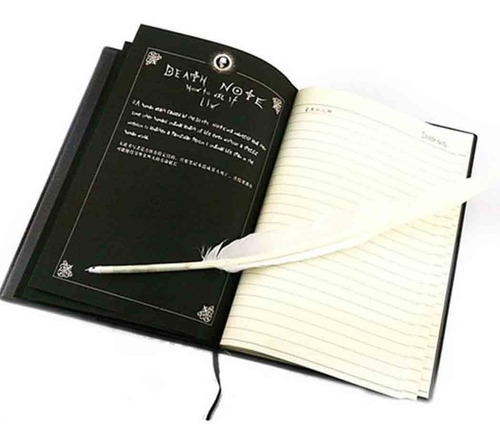 Libreta Death Note + Lapicera Pluma