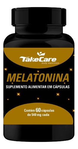 Melatonina 60capsulas - Take Care Sabor Sem Sabor