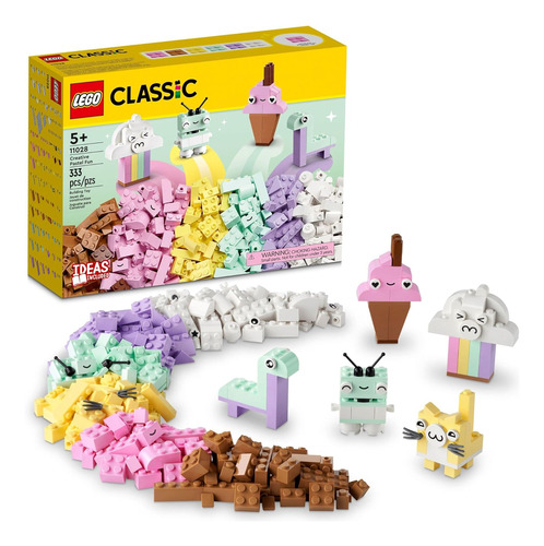 Juego De Bloques Lego Classic, Divertidos, En Colores Pastel