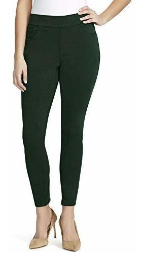 Nine West Mujer Heidi Pull-on Pant - Leggings (pine Jungle, 