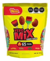 Comprar Surtido De Paletas Vero Mix Banda Fuego 65 Pzas Chile