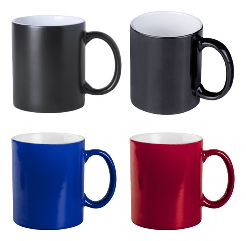 Taza Mágica Personalizada Frio/calor En Colores Varios !