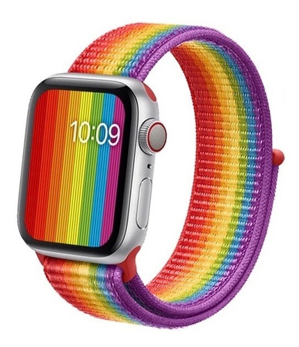 Pulso Apple Watch 42 44mm Lgbti Arcoíris Entrega Inmediata