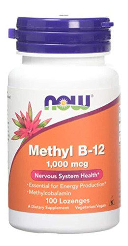 Now Foods  methyl B-12 1000 mcg.  100 lozenges