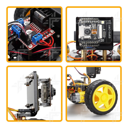 Kit Wifi Esp32 Para Coche Robot Inteligente 4wd