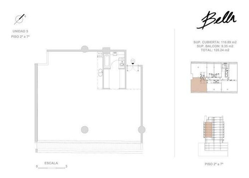 Imagen 11 de 19 de Alquiler Oficina A Estrenar 120,24 Mts Tot C/balcon - Torre Bella - Palermo Soho