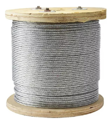 Cable Acero Galvanizado 1/2  (12mm) Const 6x19 Af 100mts