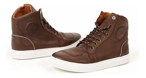 Zapatillas Sneaker Nto Chicago Cuero Marron