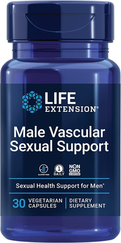 Life Extension Male Vascular Sexual Support, 30 Caps Sabor Sin Sabor