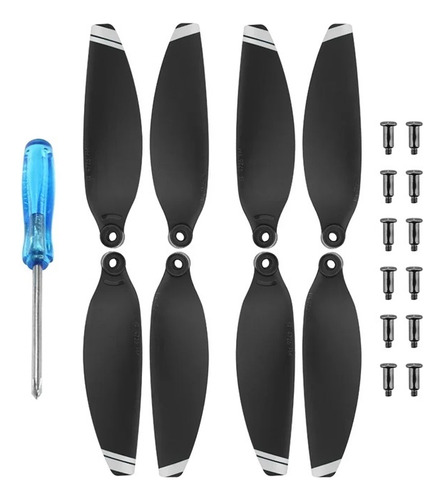 2 Pares Drones Palas De Hélices For Dji Mini 2/se/4k Rc-n1
