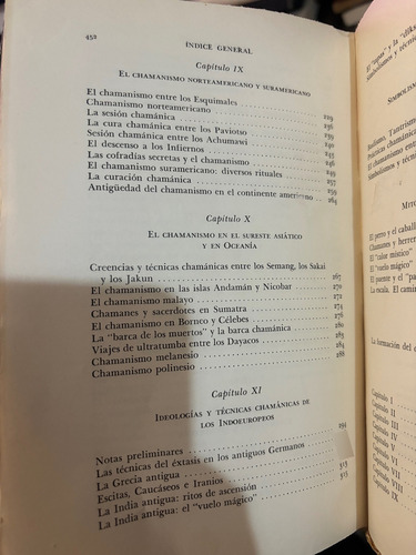 El Chamanismo. Mircea Eliade. Primera Edición, 1960. (Usado)