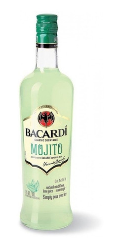 Ron Bacardi Mojito 750 Ml