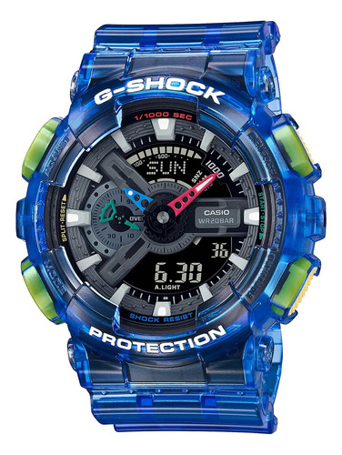 Reloj G Shock Ga-110jt-2adr Azul Transparente