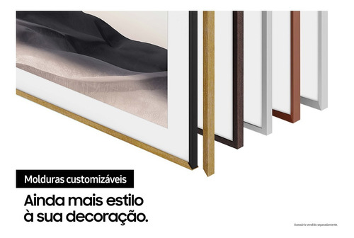 Imagem 3 de 10 de Smart Tv 43'' Qled 4k The Frame 43ls03a Modo Arte Samsung