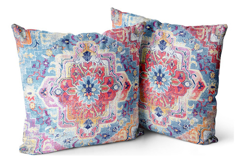 2 Funda Almohada Antigua Turca Hereke 26 X 26  Bohemio