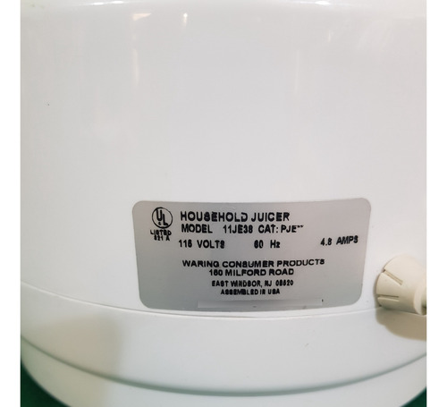 Extractor De Jugos Profesional Waring Pro (Usado)