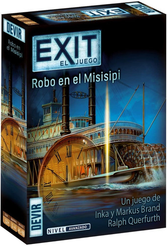 Juego De Mesa Exit 14 Robo En El Mississipi Devir Original