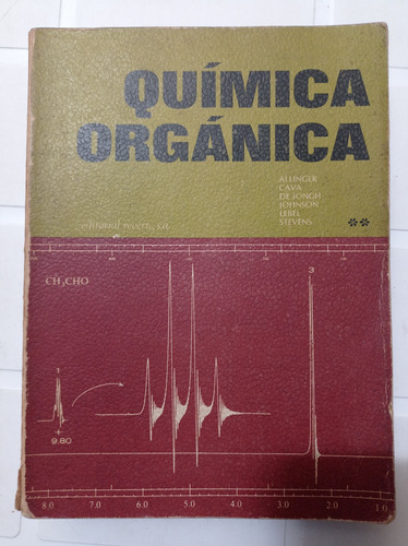 Química Orgánica Allinger Cava De Jongh Lebel Stevens 