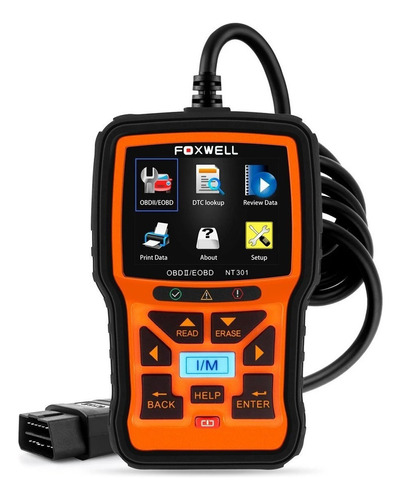 Escáner Automotriz Foxwell Nt301 Obd2 Comprobar Motor Obdii