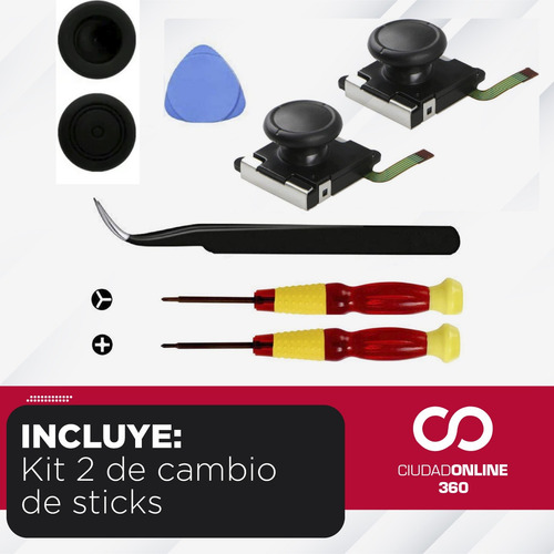 Kit Reparación Joy Con Nintendo Switch Respuesto Stick