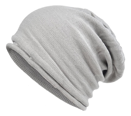 Gorro De Verano Para Hombre Largo Y Holgado Talla L Gris