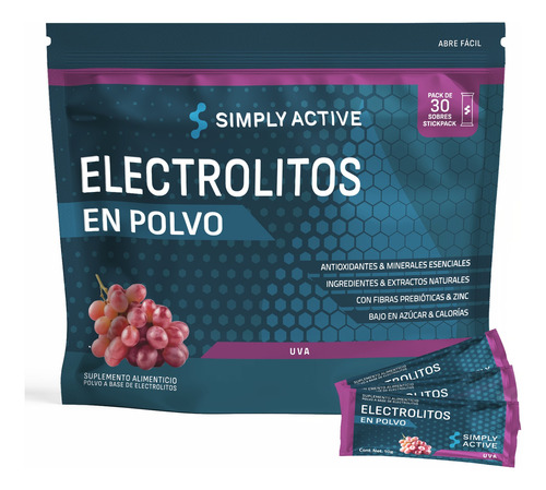 Electrolitos En Polvo | 30 Sticks | Ingredientes Naturales