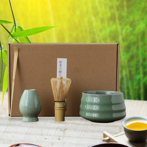 Juego De Té Japonés Matcha 4 En 1 Para Utensilios De Té