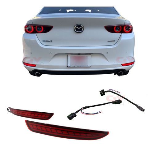 Reflectores Led Mazda 3 Sedan 2019 2020 2021 2022 2023