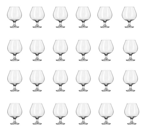 Copa Cogñac Brandy Capacidad 150 Ml 24 Piezas Incluye Color Blanco