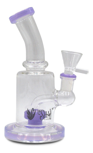 Bong Shay Grande Morado Resistente Tiny Transparente 17cm