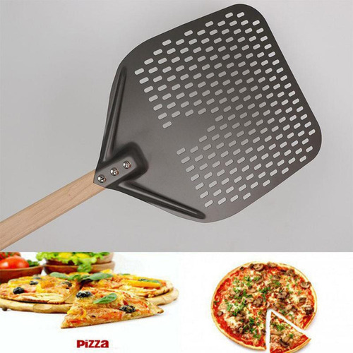 Espátula Para Pizza Pizzeria Espatula Aluminio Negro