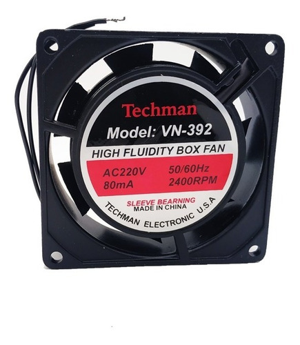 Imagen 1 de 4 de Ventilador 220v 8x8x2,5 Cms / Eleco