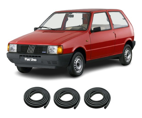 Fiat Uno 3p 1988/1996 Burletes Kit 2 Puertas + Baul Rapinese