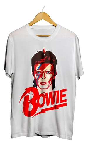 Remera Estampada David Bowie Algodón Serigrafía Digital