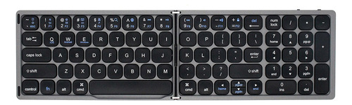 Ts Teclado Inalámbrico Plegable Bt Teclado Portátil Tamaño