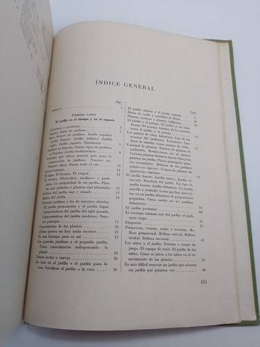El Libro De Los Jardines Noel Claraso (Usado)
