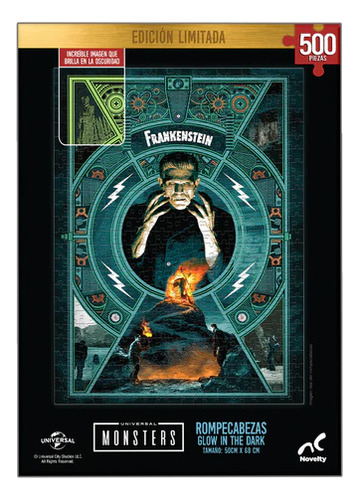 Rompecabezas Edición Limitada Monstruos Frankenstein 500 Pzs