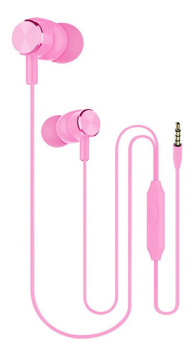 Audífonos In Ear Select Sound H02 Con Manos Libres Color Rosa
