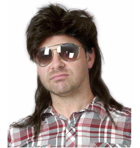 Kaneles Mullet Pelucas Para Hombre 80 Disfraces Fancy Party