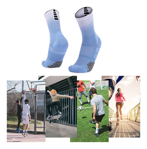 1 Calcetines Deportivos Acolchados Transpirables Para
