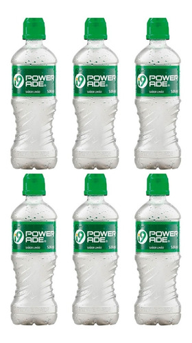 Isotonico Powerade 500ml Varios Sabores Fardo Com 6 Unidades