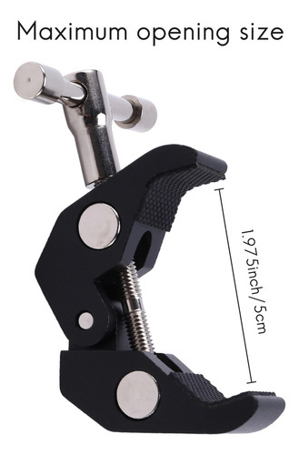 Paquete De 2 Pinzas Super Clamp Crab Para Fotografía Con 1/4