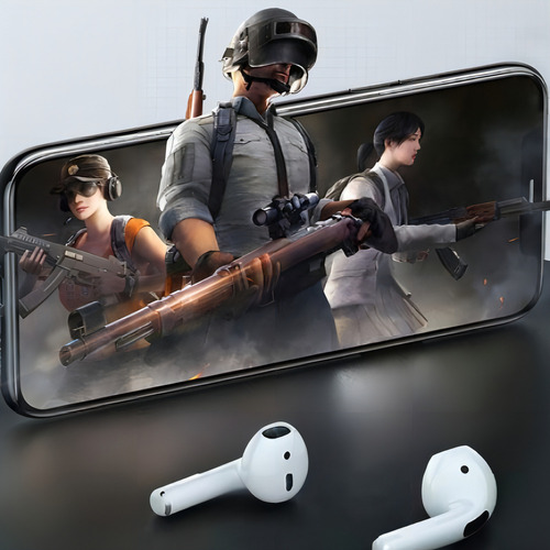 Auriculares Bluetooth compatibles para iPhone, Android y PC, color blanco